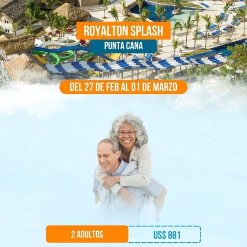 Royalton Splash Punta Cana – 27 de Febrero al 01 de Marzo
