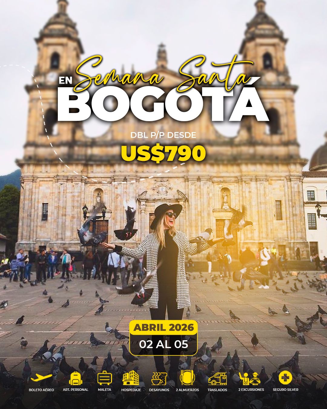 Semana Santa en Bogotá | 02 al 05 de Abril 2026 | Escapada Cultural
