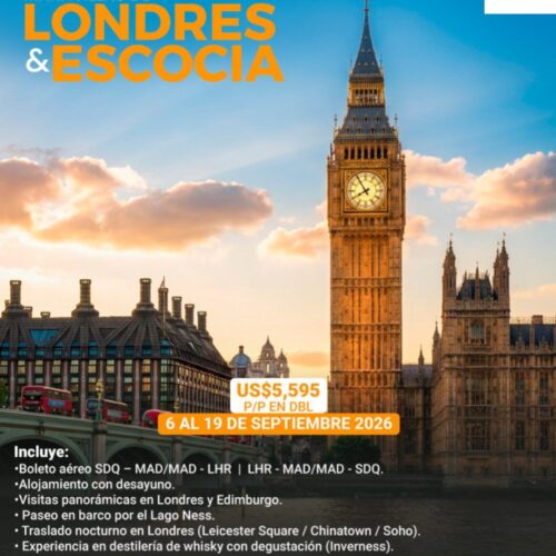 ✨ Maravillas de Londres & Escocia