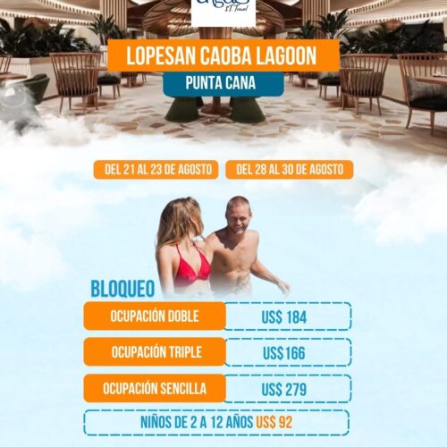 Lopesan Caoba Lagoon Punta Cana – Vive una experiencia inolvidable