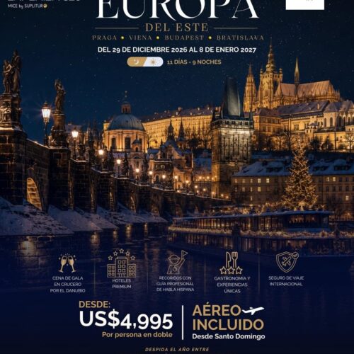 NUEVA SALIDA GRUPAL LUXURY | FIN DE AÑO EN EUROPA DEL ESTE 2026