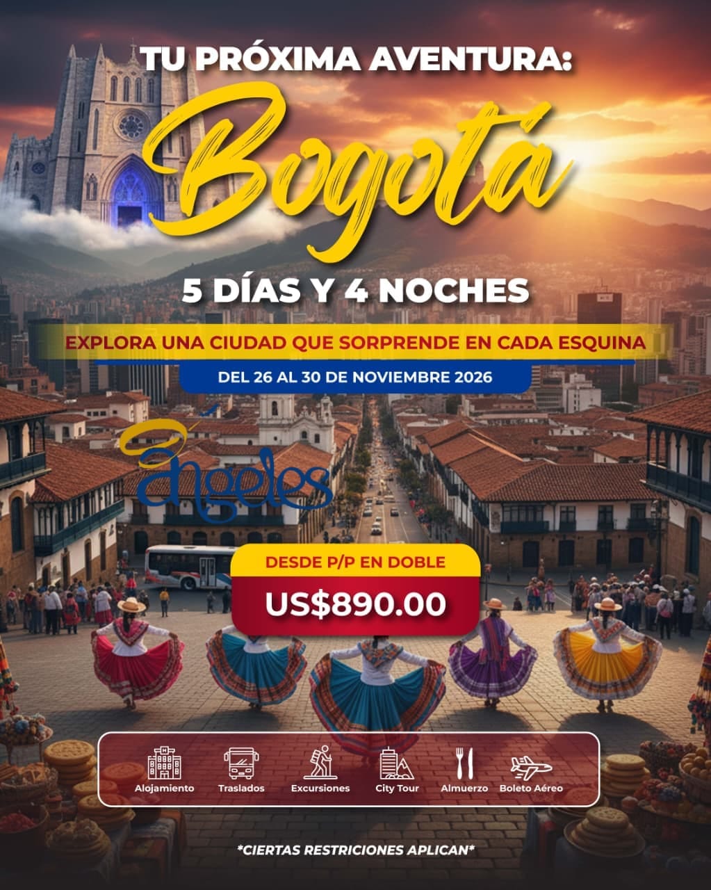 Descubre Bogotá con Ángeles ST Travel ✈️🇨🇴