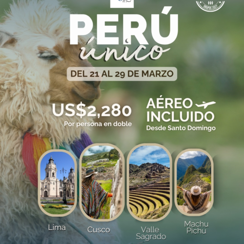 ¡PERÚ ÚNICO  Del 21 al 29 de marzo de 2027