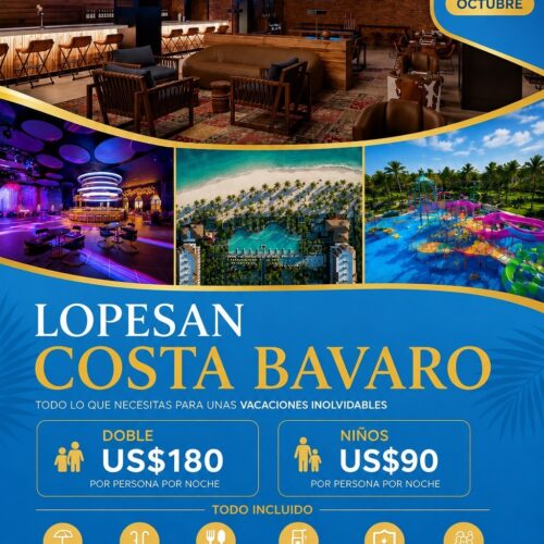 ¡Vive unas vacaciones inolvidables en Lopesan Costa Bávaro!
