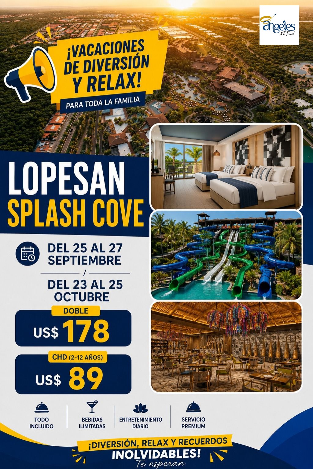 ¡Diversióny recuerdos inolvidables en Lopesan Splash Cove!
