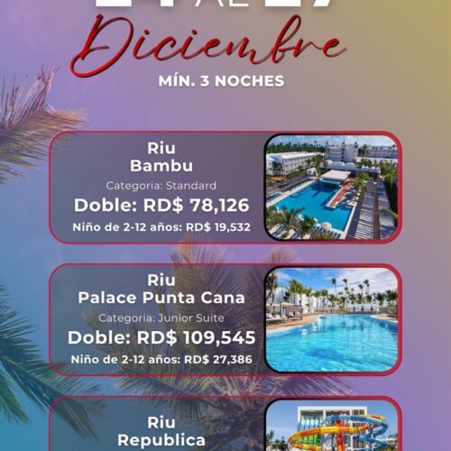 Vive unas Navidades inolvidables en Riu