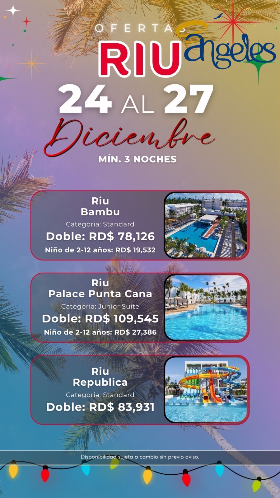 Vive unas Navidades inolvidables en Riu